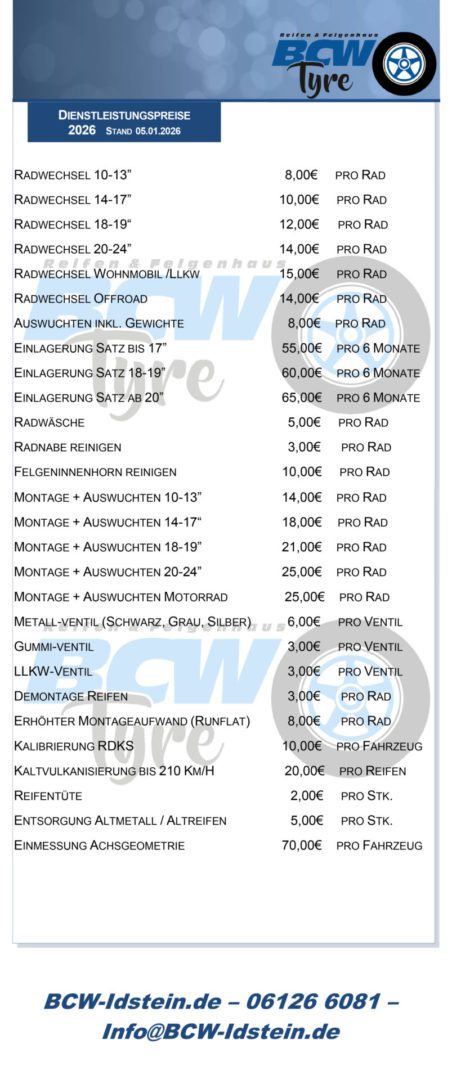 Dienstleistungspreise 2026 1 1 scaled